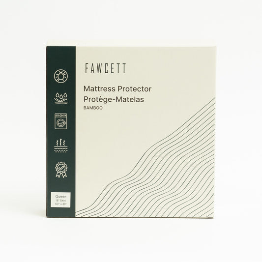 Bamboo waterproof mattress protector