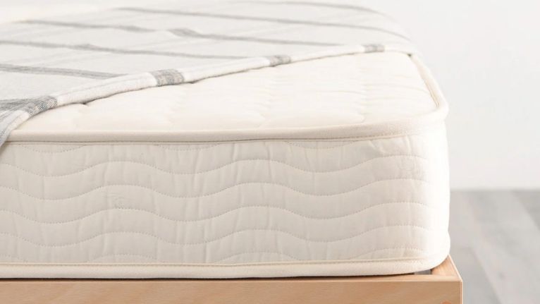 close-up of a mattress edge