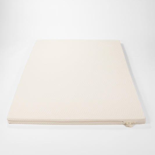 3 inch natural latex topper front view