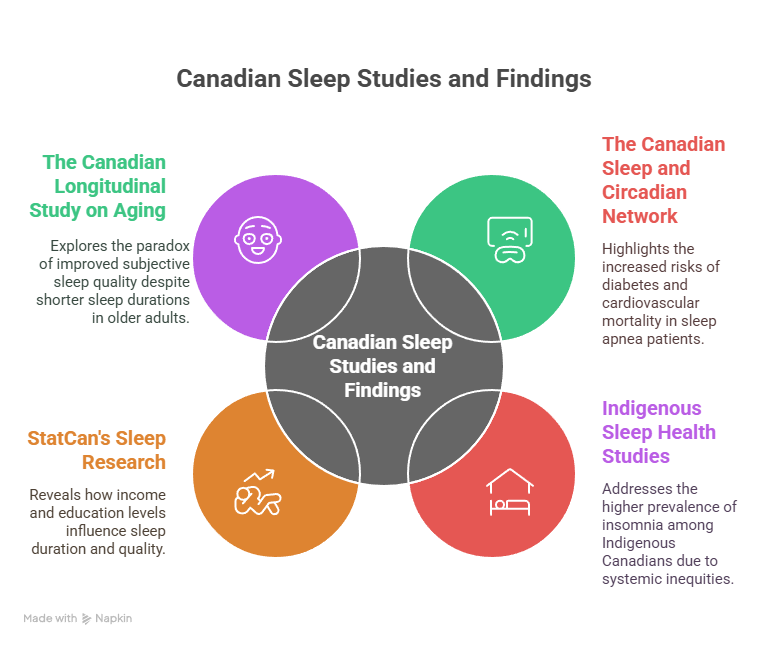 Canadian Sleep Studies and Findings - visual selection